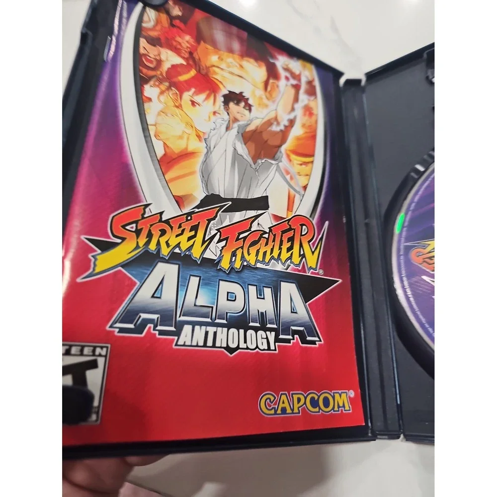 Street Fighter Alpha Anthology (PS2 PlayStation 2, 2006) CIB w Manual TESTED